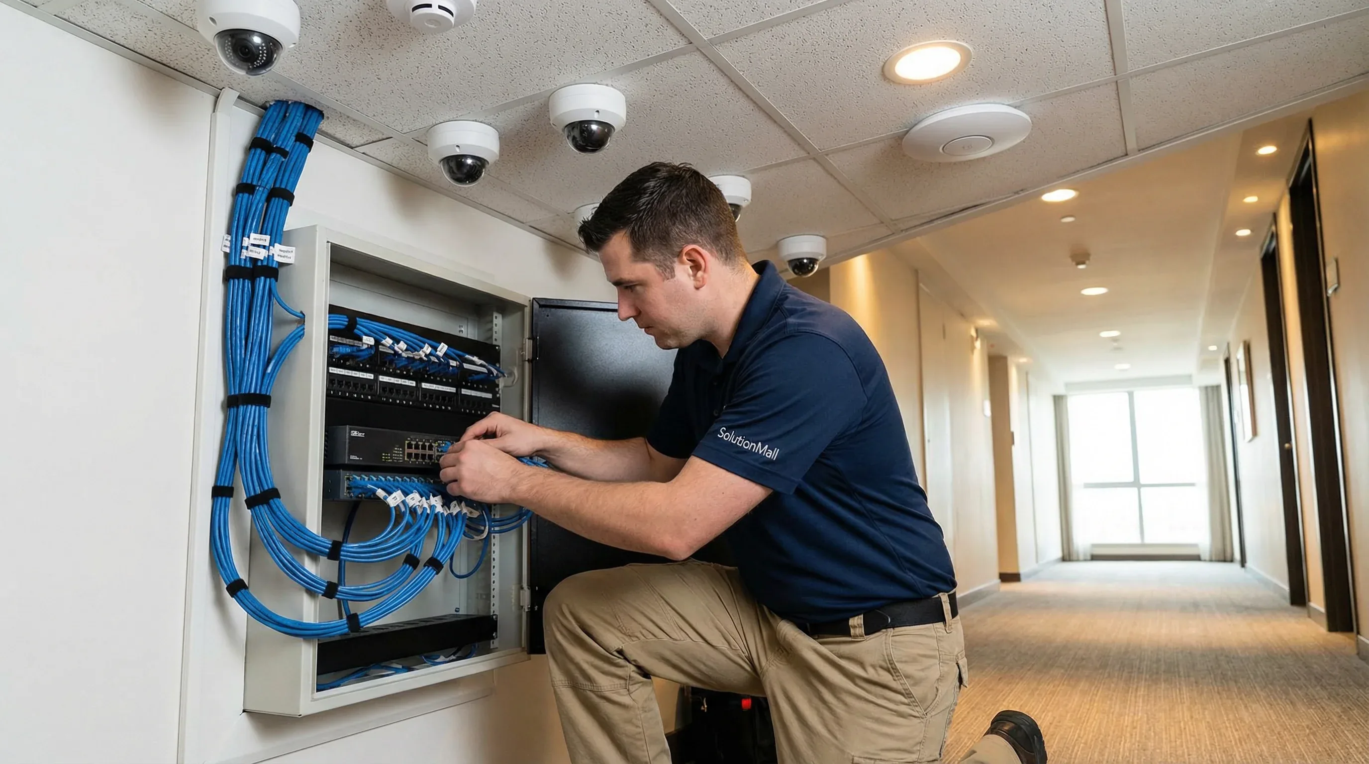 PoE Network Installation